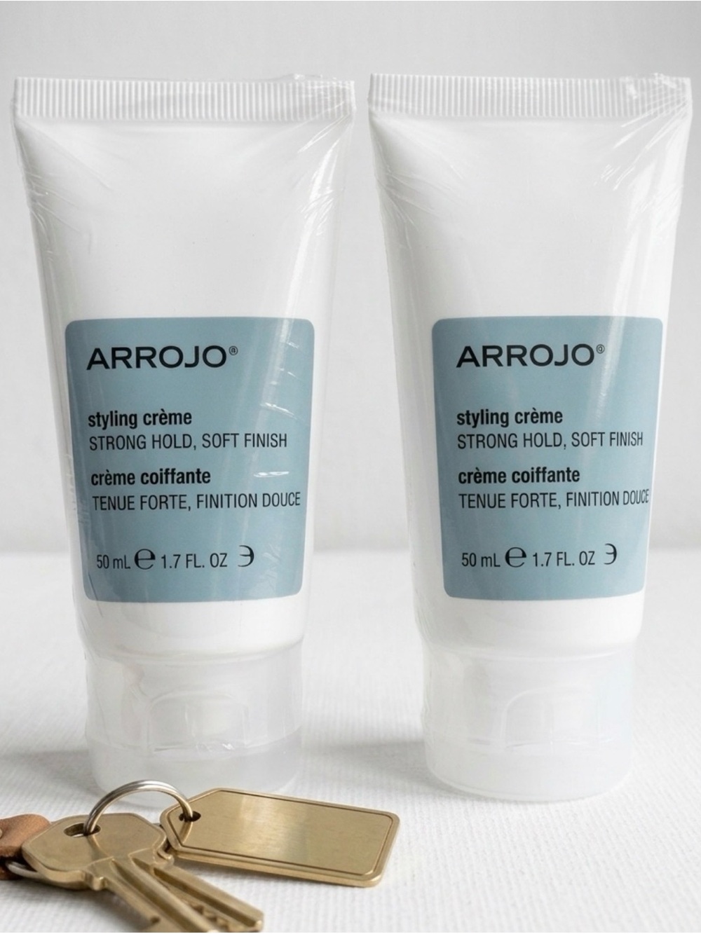 ARROJO Styling Cream 1.7 fl oz (Pack of 2) Strong Hold Soft Finish
